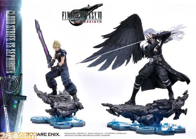 『FF7リバース』クラウドvsセフィロス1/4スケールフィギュアは57万円。高級フィギュア“マスターライン”シリーズ5種の詳細が公開