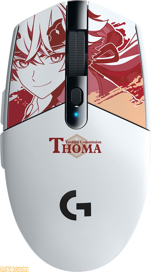 『原神』早柚、トーマ、平蔵コラボデザインのワイヤレスゲーミングマウス“G304”が2025年1月に新発売。ゲームや仕事でも使いやすいコンパクトなモデル