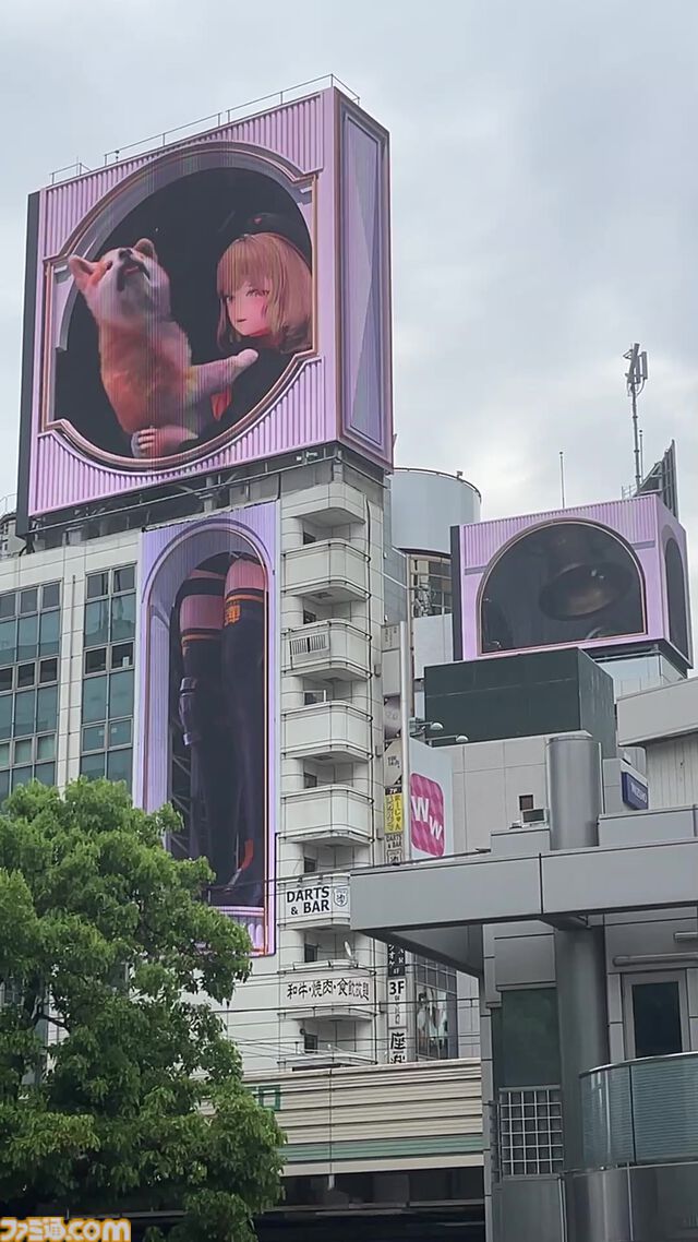 【NIKKE】渋谷をジャック！ シフティー、ラピ、アニス、ネオンが2周年まで毎日8回時報をお届け【ニケ】