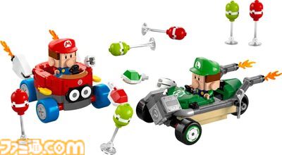 【レゴマリオ新作】『マリオカート』がレゴになって2025年1月1日に発売、ヨッシーやドンキーコングたちが登場。同日に『どうぶつの森』の新セットも販売予定