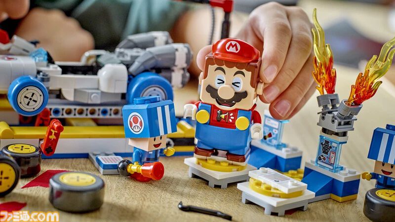 画像ページ (15/21) 【レゴマリオ新作】『マリオカート』がレゴになっ