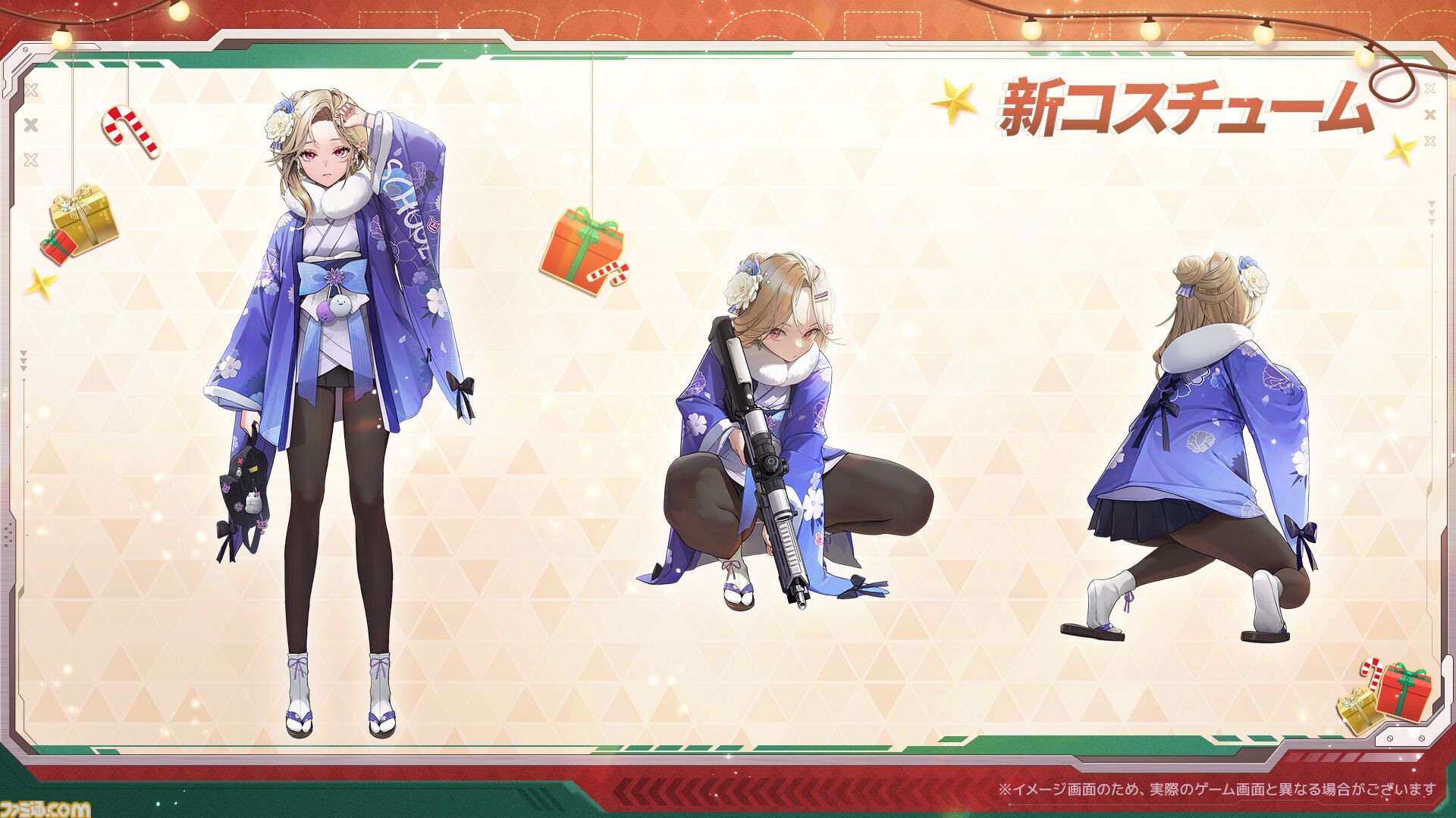 【NIKKE】初のオーバースペックニケ“ラピ：レッドフード”や、ナガ・アイン・ツバイの新衣装が新年アップデートで登場。100連以上のガチャキャンペーンも【ニケ】