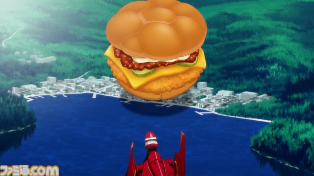 『エヴァ』マクドナルドコラボ第2弾として“エヴァンゲリオンバーガー”3種が2025年1月6日より販売。A.T.フィールドをイメージしたバンズを使用