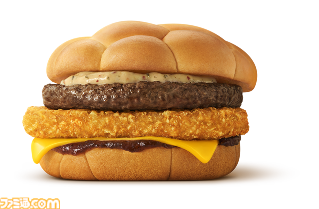『エヴァ』マクドナルドコラボ第2弾として“エヴァンゲリオンバーガー”3種が2025年1月6日より販売。A.T.フィールドをイメージしたバンズを使用