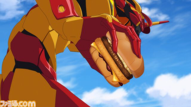 『エヴァ』マクドナルドコラボ第2弾として“エヴァンゲリオンバーガー”3種が2025年1月6日より販売。A.T.フィールドをイメージしたバンズを使用