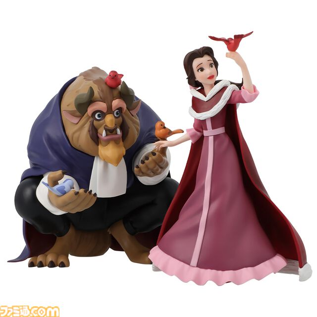 『ディズニープリンセス』一番くじが本日（12/27）発売。『美女と野獣』を象徴する“魔法のバラ”再現のライトは幻想的なインテリアに