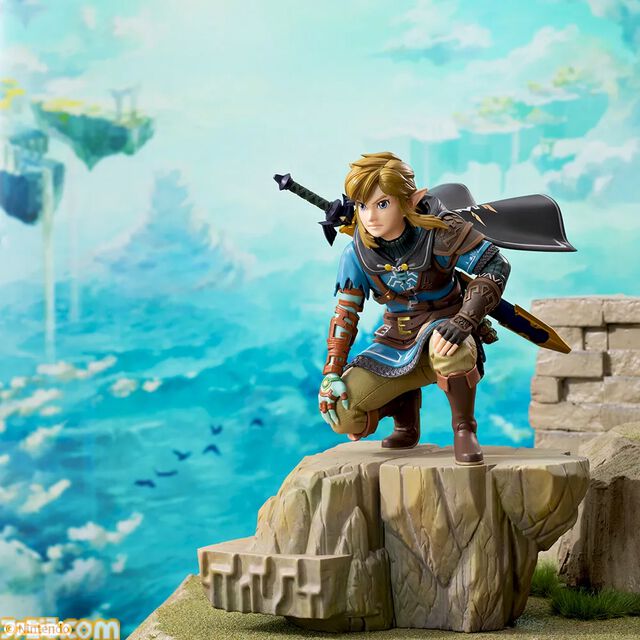 『ゼルダの伝説 ティアキン』リンクのプライズフィギュアが本日（12/26）より順次展開。衣装やマスターソード、ラウルの右腕など忠実に再現