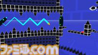 『3Dash』ギミックで心をへし折る高難度リズムゲーム。トゲ・飛行・重力反転のほか、3D空間を動き回るカメラからも気が抜けない
