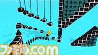 『3Dash』ギミックで心をへし折る高難度リズムゲーム。トゲ・飛行・重力反転のほか、3D空間を動き回るカメラからも気が抜けない