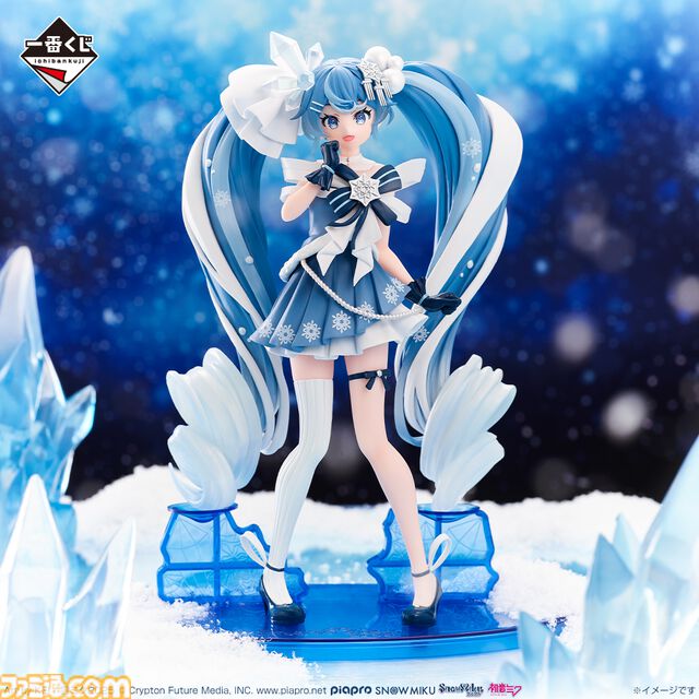 『雪ミク』一番くじが本日（1/4）発売。“初音ミク”デザインを生んだKEI氏の描き下ろしイラストがフィギュアに
