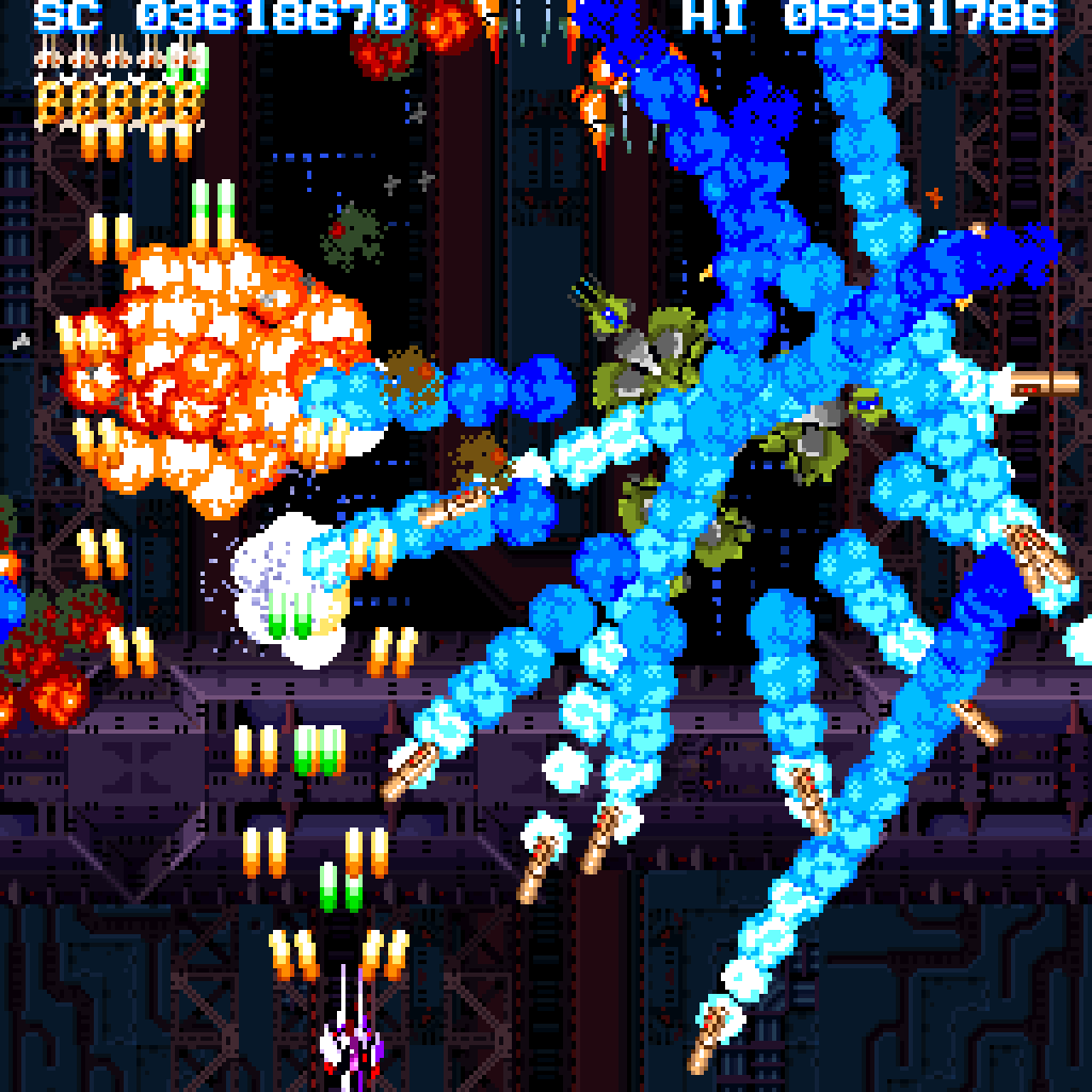 『超連射68k ver1.10』windows版が配布開始。伝説の同人シューティングゲームが最新バージョンになって復活