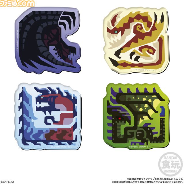 『モンハン』モンスターアイコンのマグネットが1月13日発売。ミラボレアス、アルバトリオンは初登場時のデザインで収録