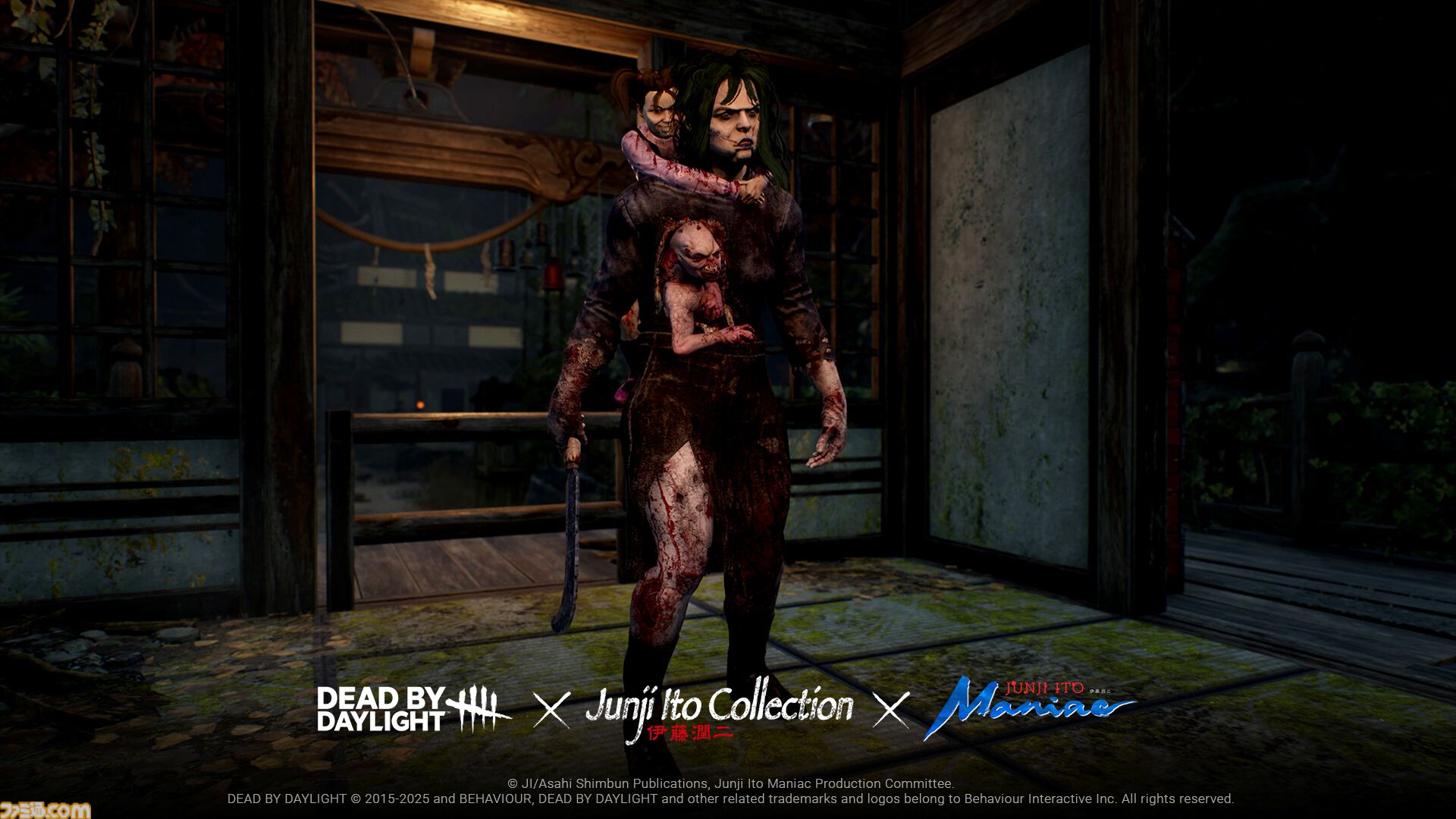 『DbD』伊藤潤二コラボコレクションが発売。『富江』、『トンネル奇譚』などをモチーフにした8つの新作コーディネートが登場