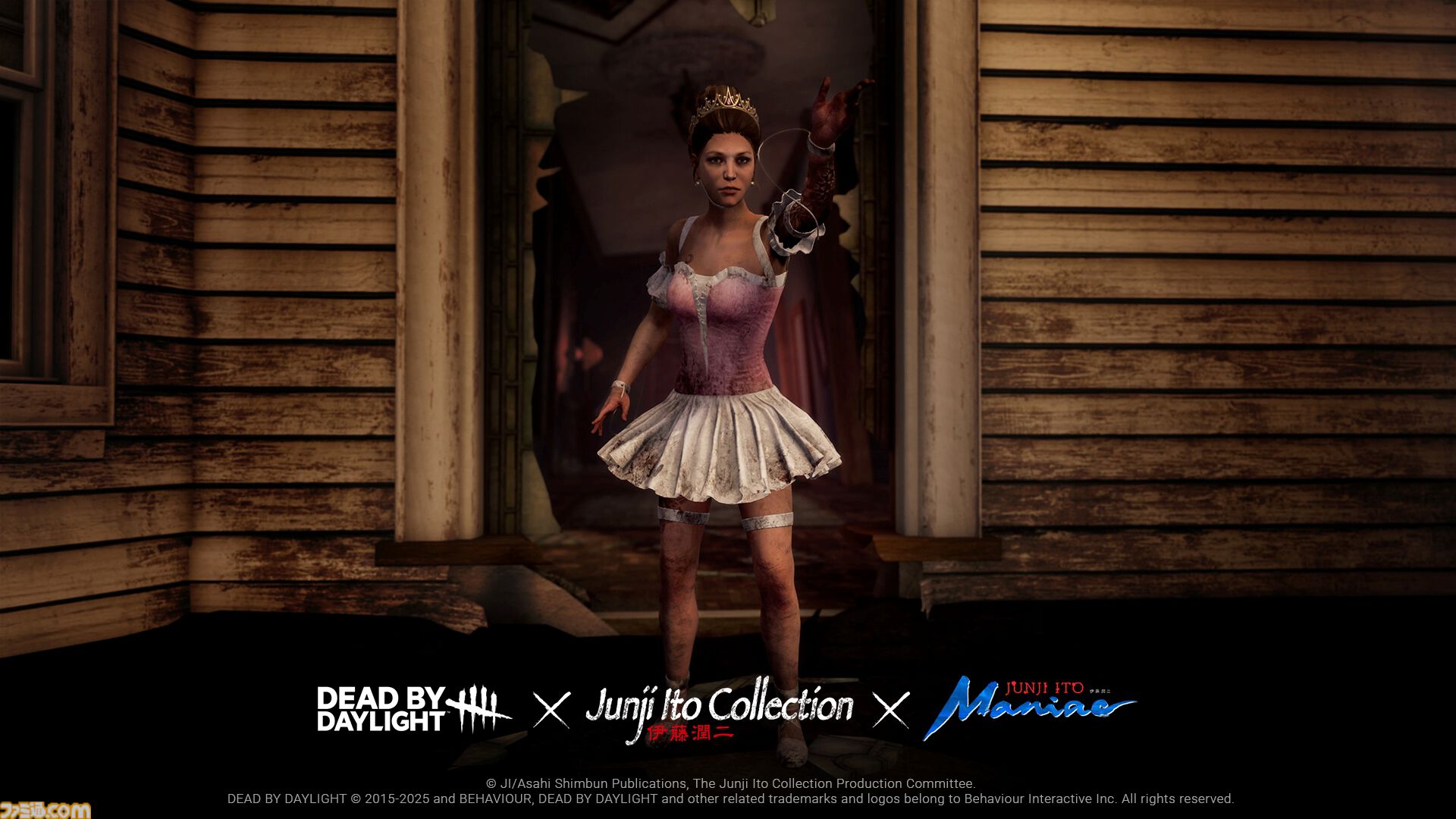 『DbD』伊藤潤二コラボコレクションが発売。『富江』、『トンネル奇譚』などをモチーフにした8つの新作コーディネートが登場
