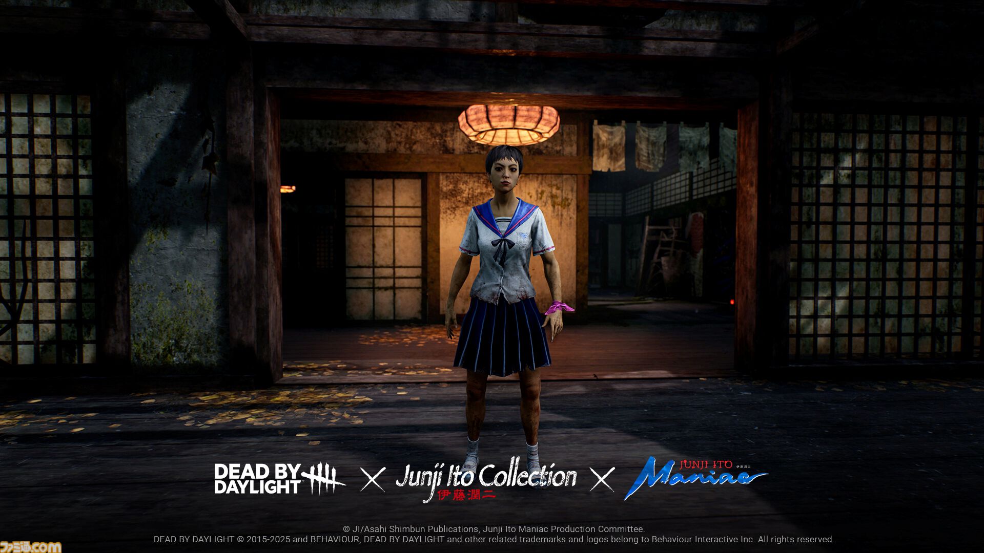 『DbD』伊藤潤二コラボコレクションが発売。『富江』、『トンネル奇譚』などをモチーフにした8つの新作コーディネートが登場