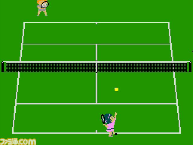 【アケアカ】『VS.ファミリーテニス』が1月9日に配信。異なるスピード、高さのショットを打ち分けて勝利を目指すテニスゲーム。16人の個性豊かなキャラクターが選択可能