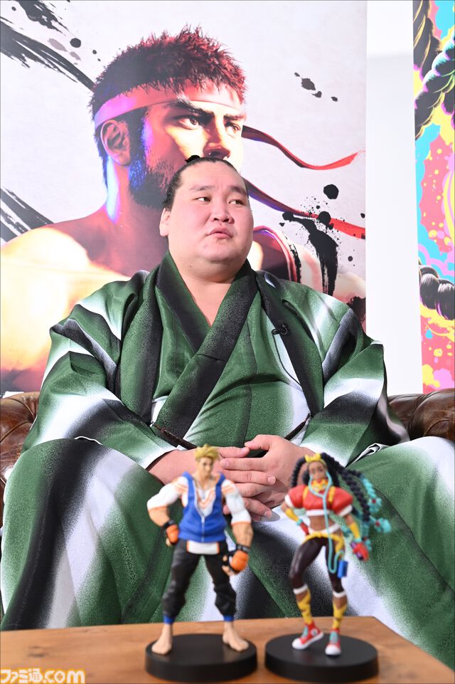 『ストリートファイター6』国内100万本突破記念。横綱・照ノ富士インタビュー「エドモンド本田を強く使いたい、稽古を積み重ねれば大一番で緊張しない」