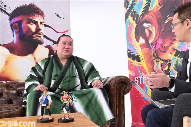 『ストリートファイター6』国内100万本突破記念。横綱・照ノ富士インタビュー「エドモンド本田を強く使いたい、稽古を積み重ねれば大一番で緊張しない」