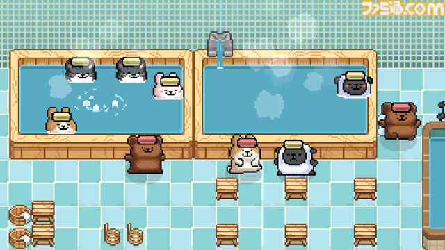 『アニマルスパ』デスクトップ下で癒しの温泉経営。ながら作業で楽しめる動物たちのゆったりシミュレーション