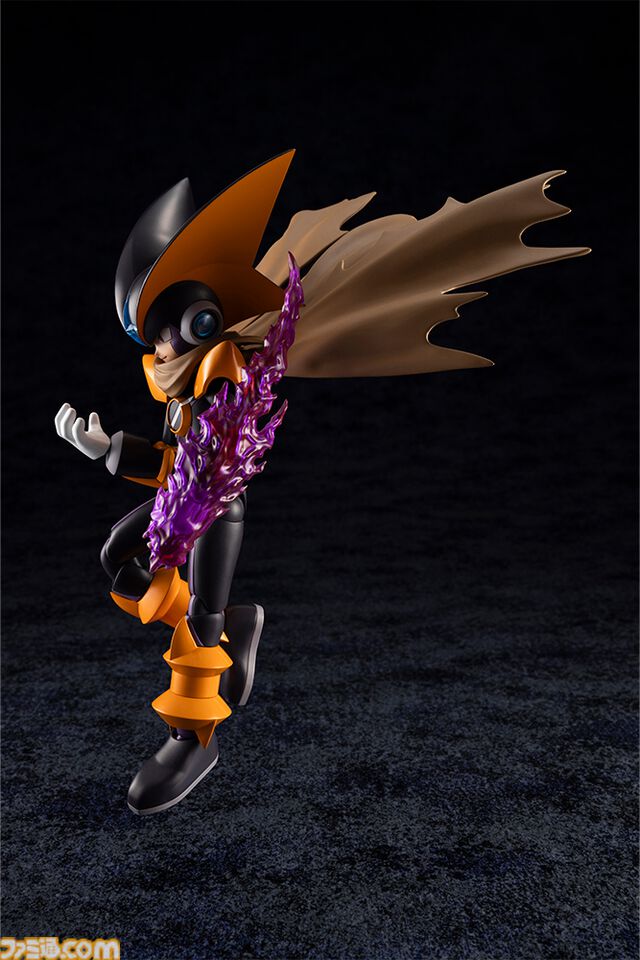 『ロックマンエグゼ』フォルテの初プラモが2025年6月に発売。両手バスターのパーツやダークアームブレードのエフェクトも付属