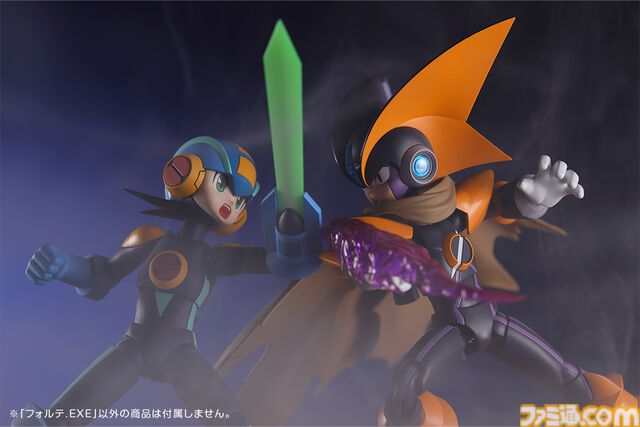 『ロックマンエグゼ』フォルテの初プラモが2025年6月に発売。両手バスターのパーツやダークアームブレードのエフェクトも付属