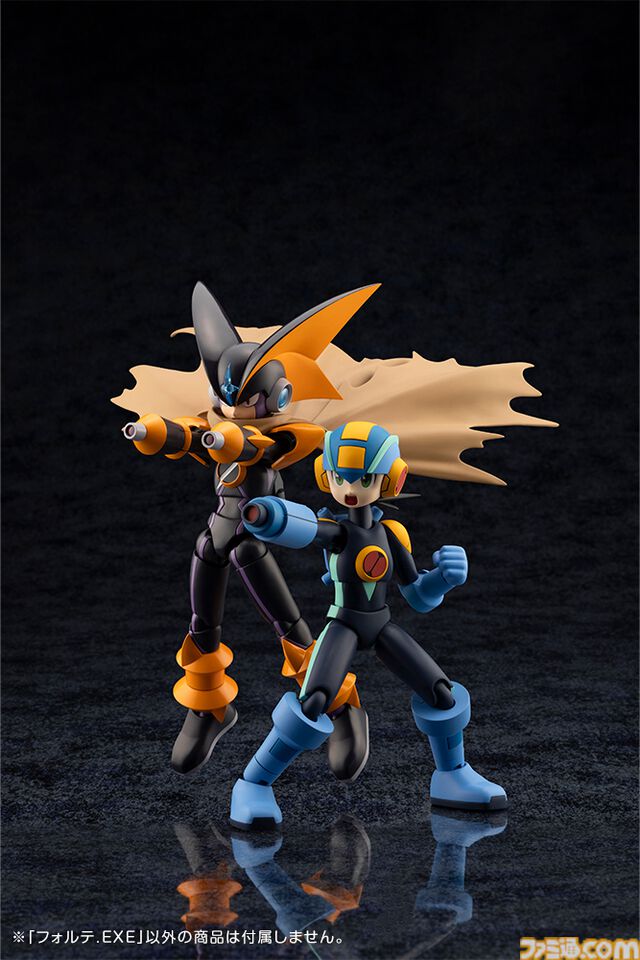 『ロックマンエグゼ』フォルテの初プラモが2025年6月に発売。両手バスターのパーツやダークアームブレードのエフェクトも付属
