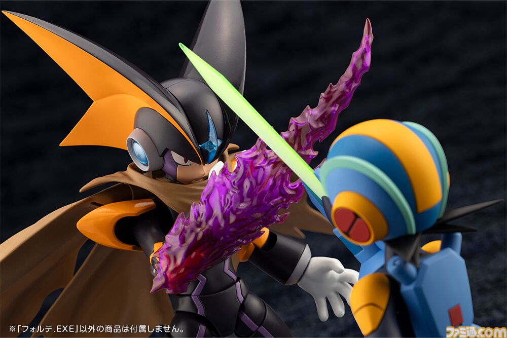 ロックマンエグゼ6 ダークロックマン&フォルテ ロックマンエグゼ』フォルテのプラモが2025年6月に発売。両手