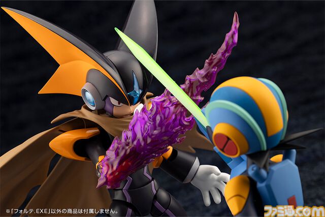 『ロックマンエグゼ』フォルテの初プラモが2025年6月に発売。両手バスターのパーツやダークアームブレードのエフェクトも付属