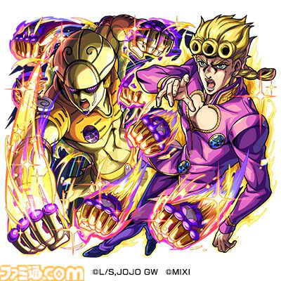 【モンスト】『ジョジョ5部』コラボが1月11日より開催。ジョルノ、ブチャラティ、ミスタ、ナランチャ、アバッキオが期間限定ガチャで登場