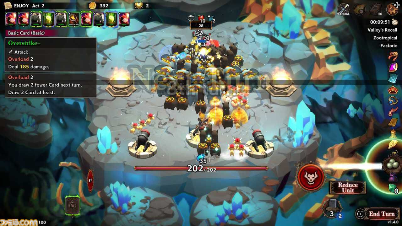 『Overdungeon | オーバーダンジョン』冗談みたいな数のアルパカを召喚できるリアルタイムカードアクション。Switch向けダウンロード版が本日（1/10）発売