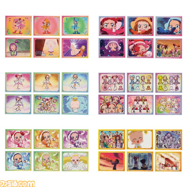 『おジャ魔女どれみ』25周年一番くじが1月11日に発売。馬越嘉彦描き下ろしのキャンバスボードや見習いタップのアクセサリーケースが登場。ラストワン賞のハナちゃん飛びつきクッションには思わずにっこり