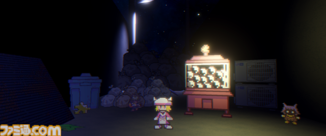 『Freedom Maker』アクションRPG、パズル、デッキ構築を融合。なつかしくも新鮮な3D×ドット絵でサイバーパンク世界の冒険を描く