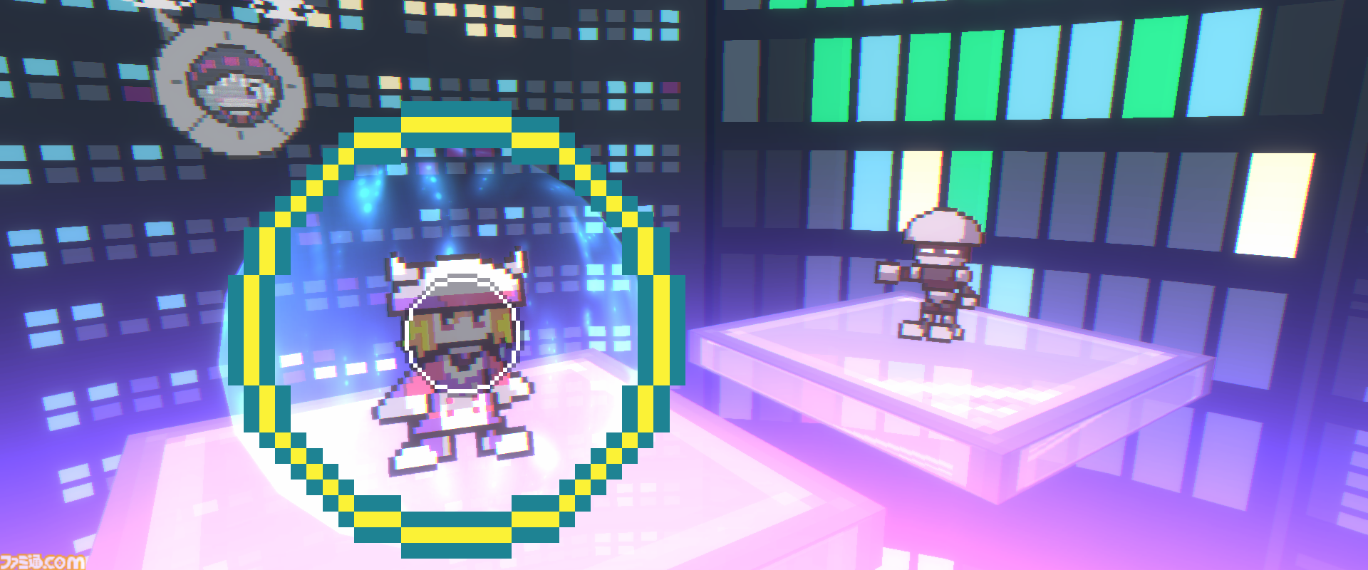 『Freedom Maker』アクションRPG、パズル、デッキ構築を融合。なつかしくも新鮮な3D×ドット絵でサイバーパンク世界の冒険を描く