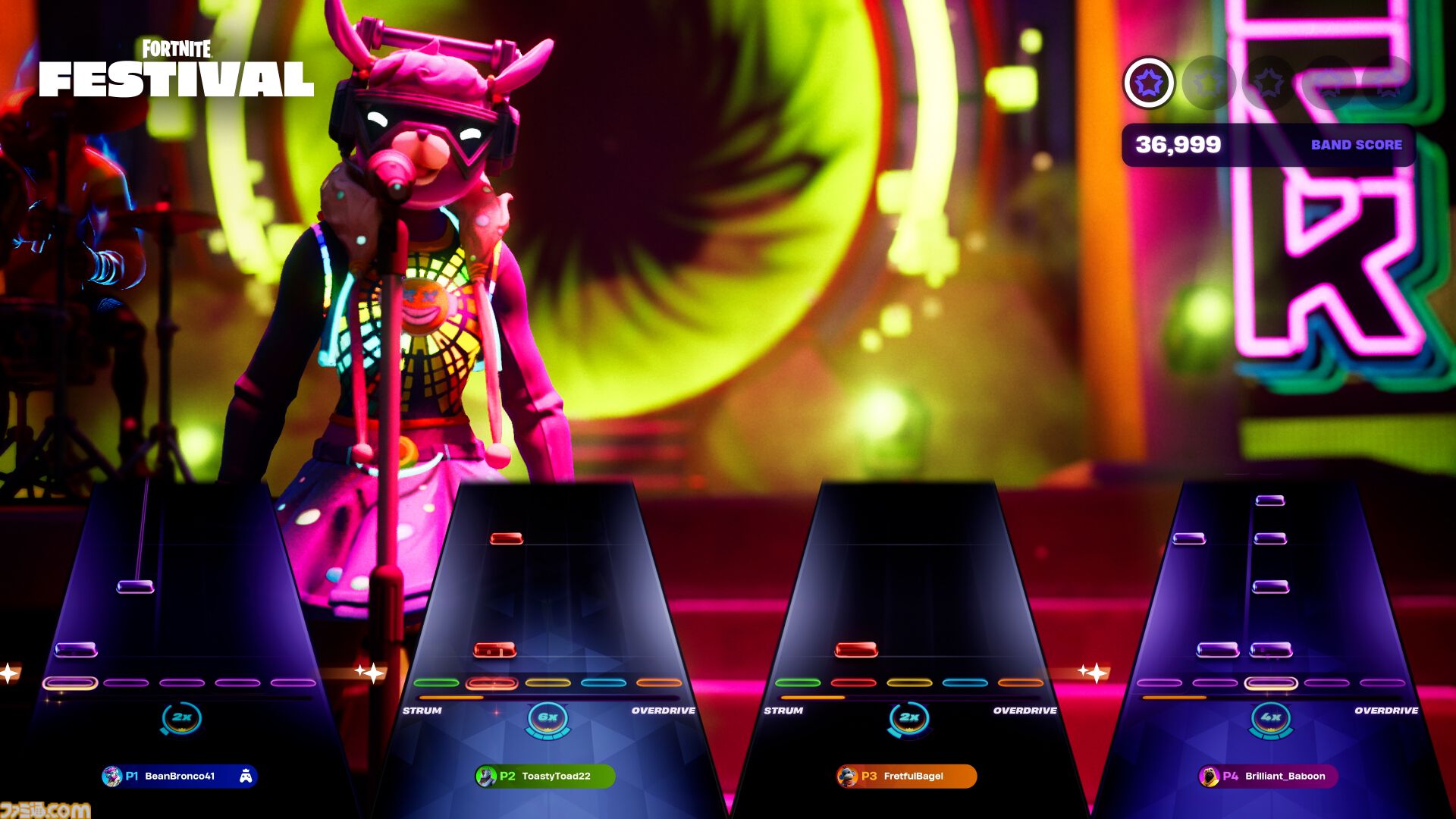 フォートナイト』初音ミクが内リズムゲーム『Fortnite Festival』と