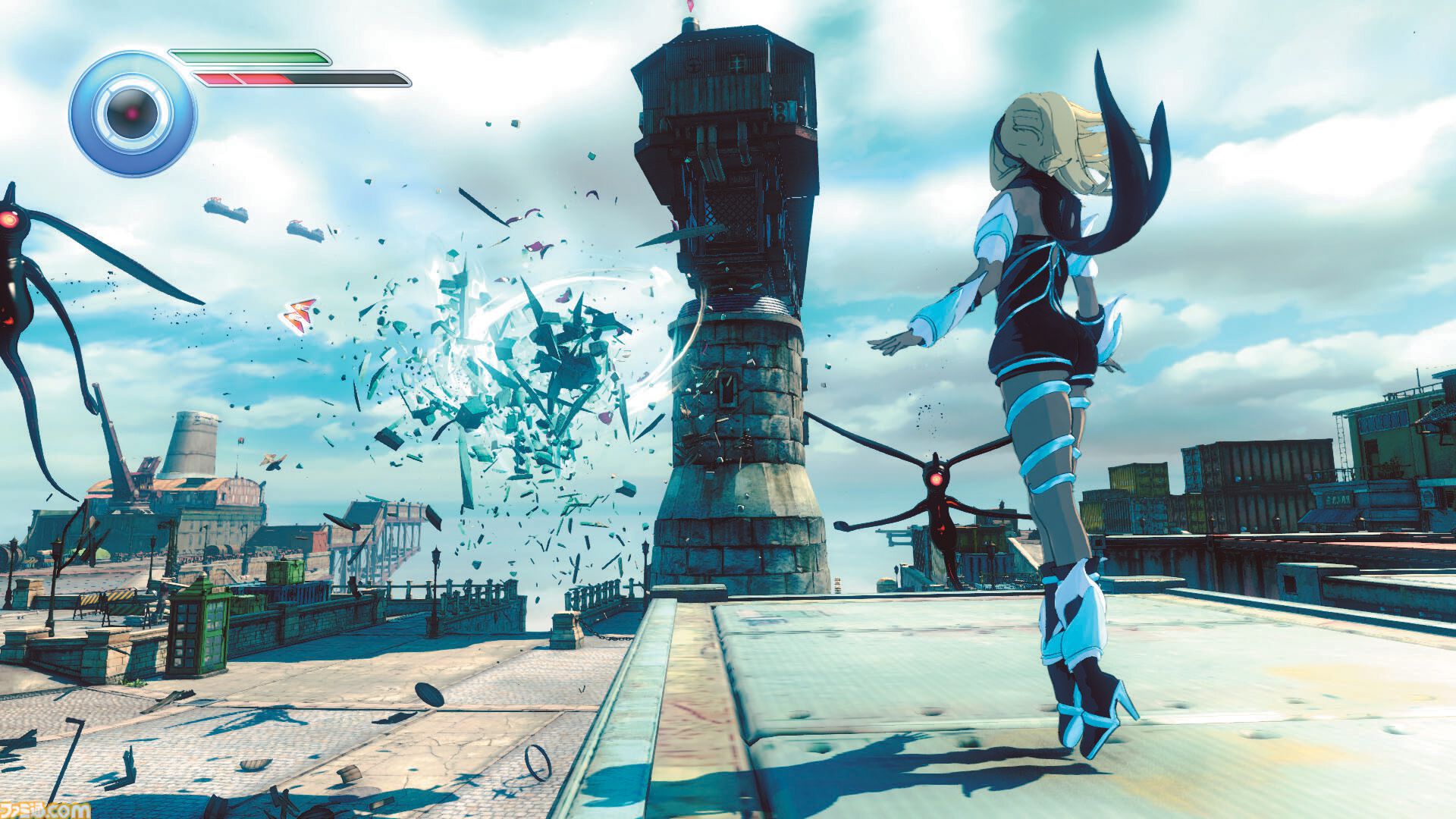GRAVITY DAZE 2』が発売された日。重力を操り空を落下しての移動が斬新
