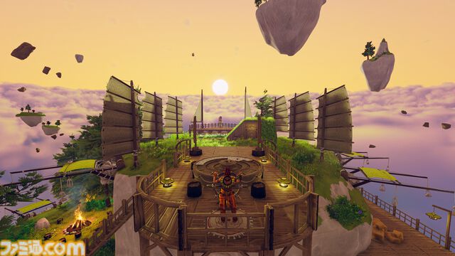 『Aloft』島を飛行船に改造、グライダーを使った空を巡る冒険が楽しめる。浮遊島サバイバルゲームの早期アクセスが明日（1/16）リリース