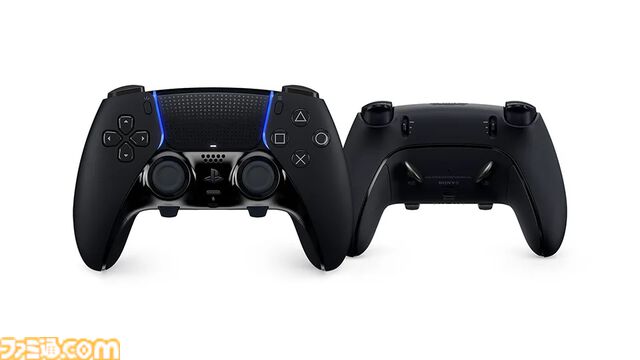 PS5周辺機器の“ミッドナイト ブラック”カラーが本日（1/16）より予約開始。DualSense Edgeコントローラー、ヘッドセット、イヤホンなどが登場