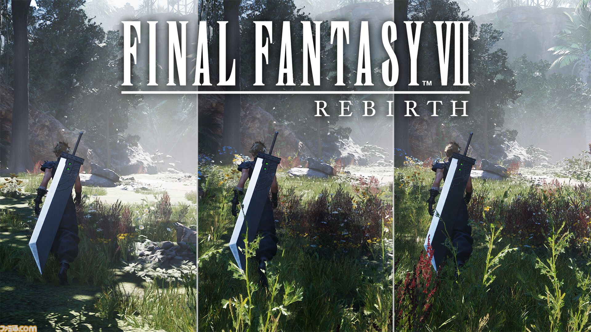 FF7リバース』PC版の実機映像が公開。3つの動作モードを見比べられる