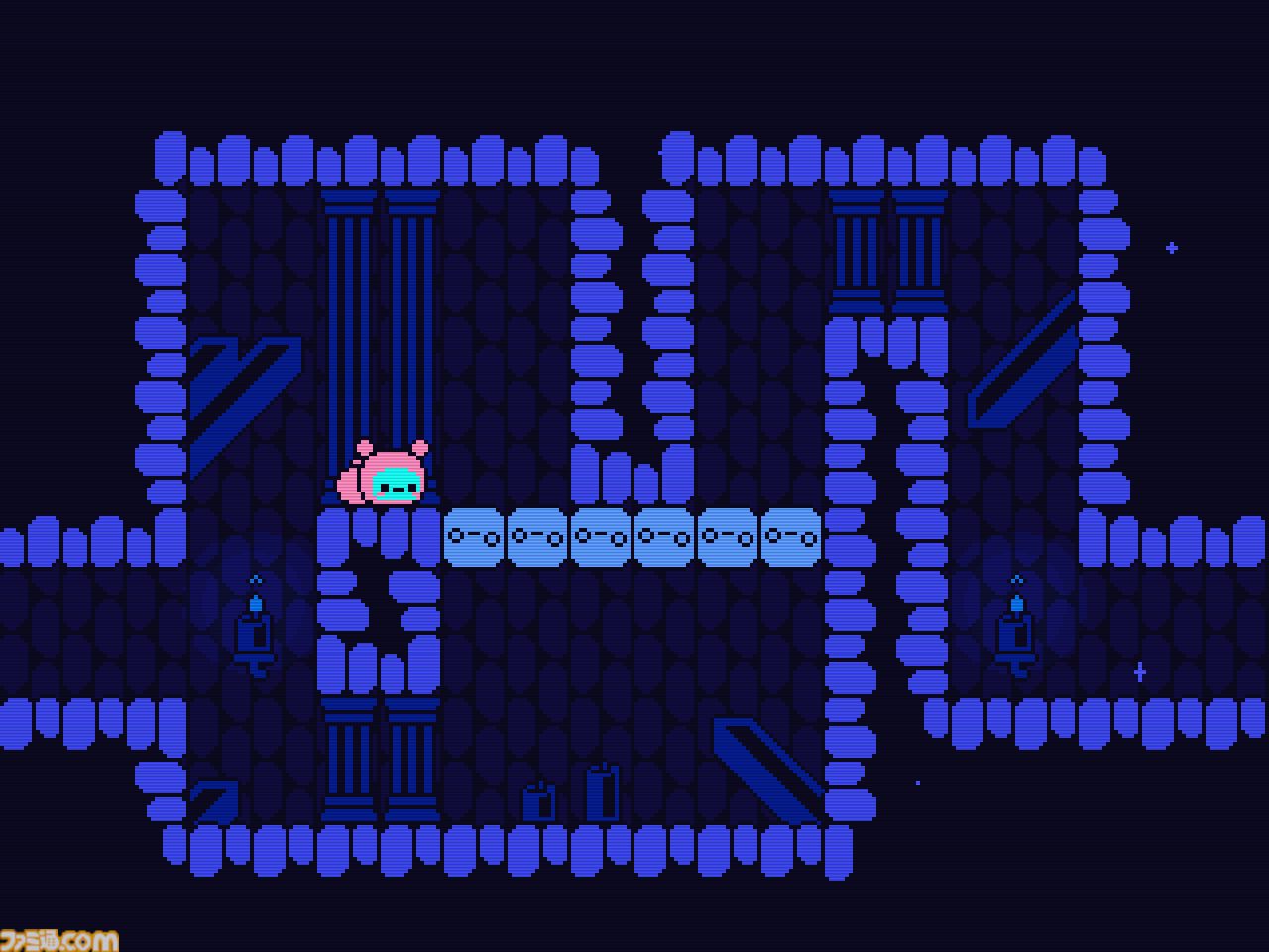 『ElecHead』生高橋の新作『Öooo』Steamページ公開中。かわいい“いもむし”が身体の爆弾で移動し破壊し隠れた道を探す探索パズルプラットフォーマー