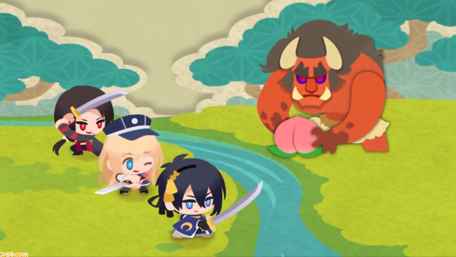 『刀剣乱舞』新ぷろじぇくと『とうぱず（仮）』発表。物語の世界を舞台にパズルに挑む。かわいくデフォルメされたキャラの姿も
