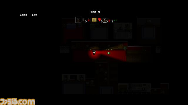 『Mini Thief』ドット絵泥棒ステルスアクションがSteamにて期間限定で無料配布中。見つからないように金目のものを盗み出せ【1/25まで】