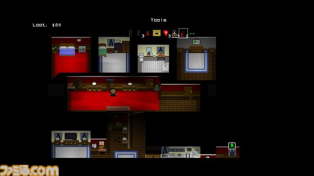 『Mini Thief』ドット絵泥棒ステルスアクションがSteamにて期間限定で無料配布中。見つからないように金目のものを盗み出せ【1/25まで】