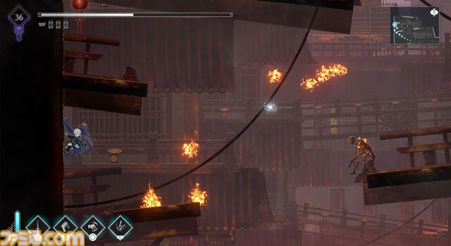 『エンダーマグノリア: ブルームインザミスト』レビュー。高難度アクションは健在で自由にカスタマイズできるバトルは幅広い人が楽しめる。一方で救済措置もしっかり搭載しメトロイドヴァニア要素も大満足のボリューム