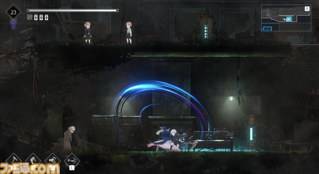 『エンダーマグノリア: ブルームインザミスト』レビュー。高難度アクションは健在で自由にカスタマイズできるバトルは幅広い人が楽しめる。一方で救済措置もしっかり搭載しメトロイドヴァニア要素も大満足のボリューム
