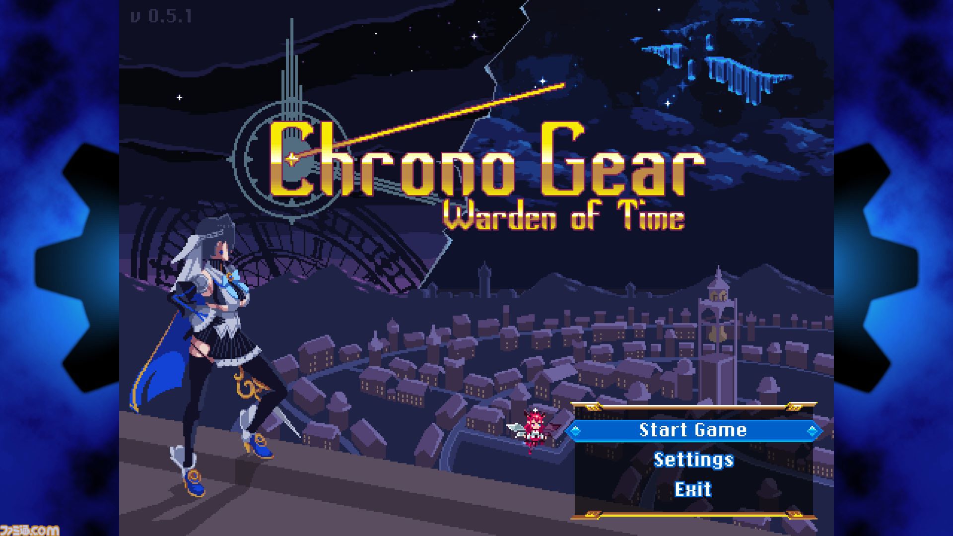『Chrono Gear: Warden of Time』オーロ・クロニーが主役の横スクロールアクションが3月配信。加速と減速を駆使して時空を修復する冒険に出よう