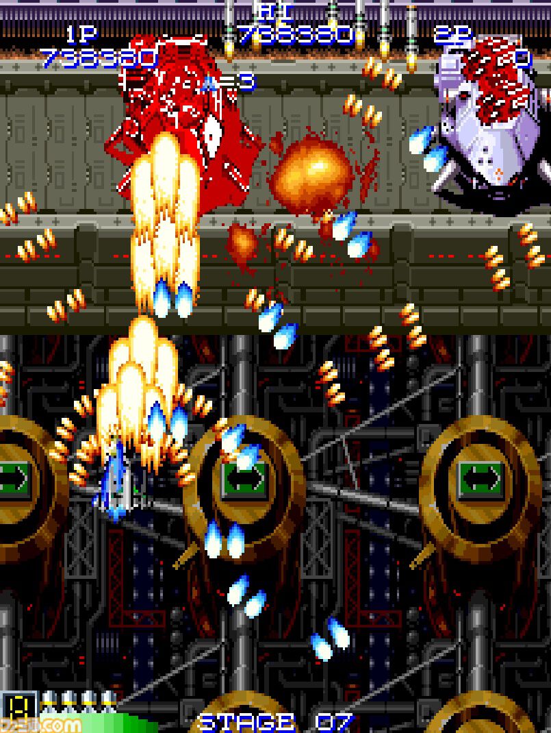 【アケアカ】『ファイナルスターフォース』が1月23日に配信。時間経過でパワーアップしていく機体を操作し、強敵との決戦に挑むシューティングゲーム