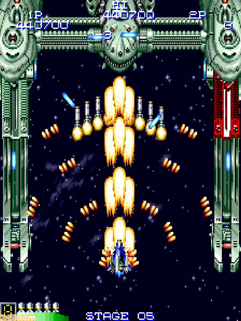 【アケアカ】『ファイナルスターフォース』が1月23日に配信。時間経過でパワーアップしていく機体を操作し、強敵との決戦に挑むシューティングゲーム