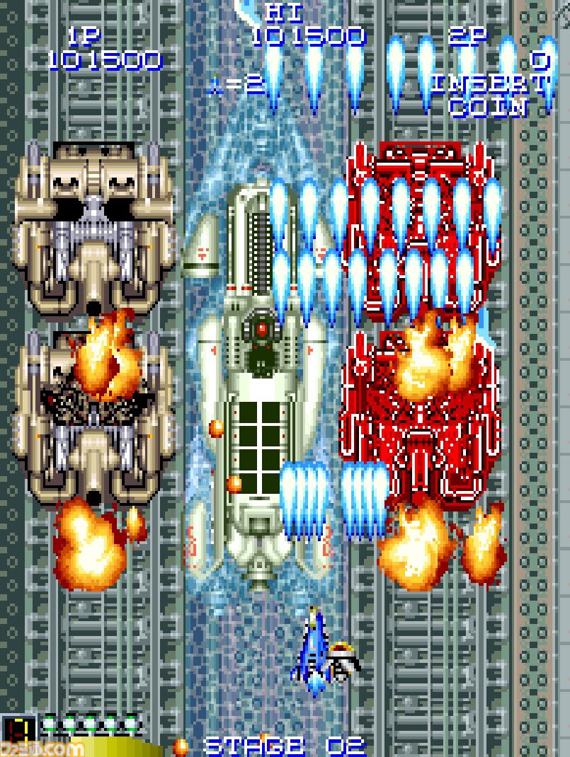 【アケアカ】『ファイナルスターフォース』が1月23日に配信。時間経過でパワーアップしていく機体を操作し、強敵との決戦に挑むシューティングゲーム