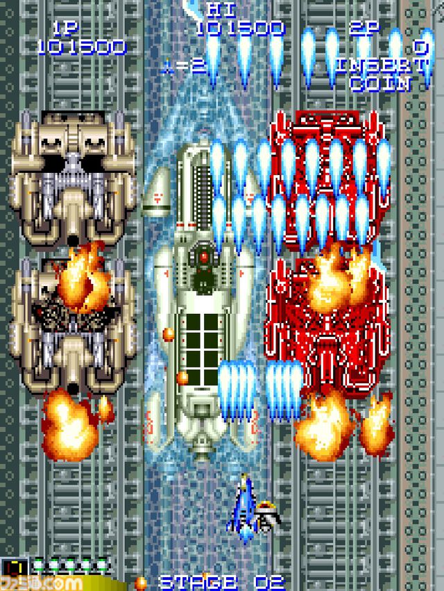 【アケアカ】『ファイナルスターフォース』が1月23日に配信。時間経過でパワーアップしていく機体を操作し、強敵との決戦に挑むシューティングゲーム