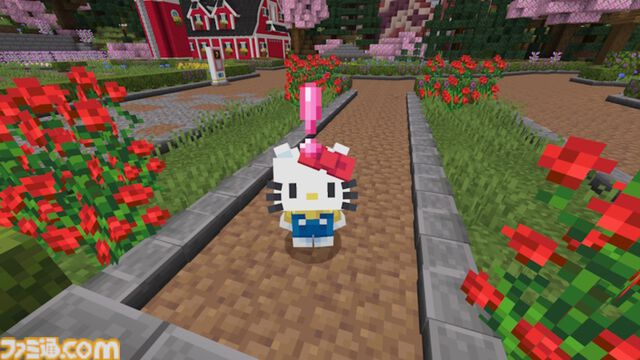 『マイクラ』サンリオコラボDLCが発売。ハローキティやマイメロディたちとまったり農園ライフ。サンリオテーマの家具やデコレーションも収録